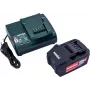 Akumulators un lādētājs komplekts Metabo BASIC SET 1 X 4.0 AH litija-jonu 4 Ah