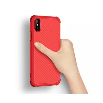 Aizsargmaciņš Devia Shark1 iPhone XS Max (6.5 inch) — sarkans
