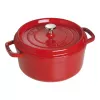 Staub viena roktura katls Cocotte 24 cm Cherry