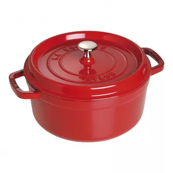Staub viena roktura katls Cocotte 24 cm Cherry