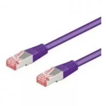 Wentronic goobay - Patch-Cable - RJ-45 (vīrišķais) uz RJ-45 (vīrišķais) - 50,0 m - SFTP, PiMF - CAT 6 - bez halogēna, liets, aizsargāts pret aizķeršanos - violets (93544)