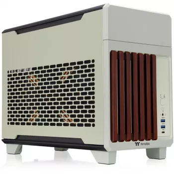 Mini korpuss THERMALTAKE TR100 WS Matcha Green kompakts, mini-ITX/microATX atbalsts