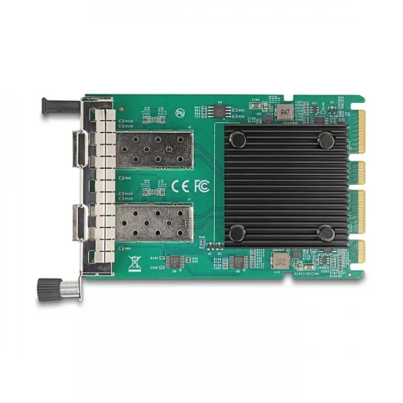 DeLOCK 88386 OCP 3.0 tīkla karte, 2 x SFP+ 10 Gigabit LAN