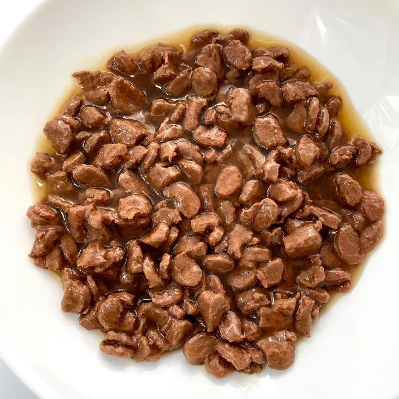 PUPIL Prime Rich in beef and liver - slapjā barība kaķiem - 400g