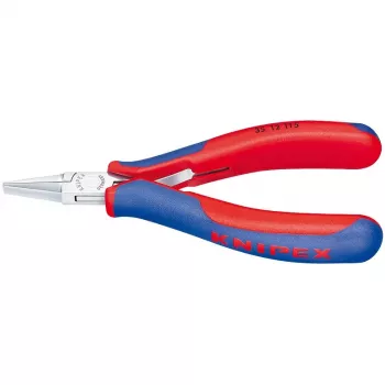 KNIPEX elektronikas satveršanas knaibles 115 mm precīzijas knaibles smalkiem montāžas darbiem elektronikā un precīzijas mehānikā - satveršanai, turēšanai un locīšanai - kārbu eņģe