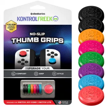 KontrolFreek 1510-JOY neslīdošie kursorsviras paliktņi Nintendo Switch – Melns, Zils, Zaļš, Oranžs, Rozā, Purpurs, Sarkans