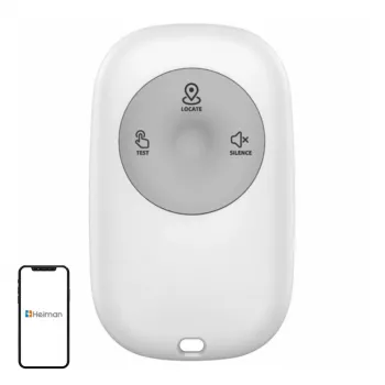 Bezvadu tālvadības pults HEIMAN HM1RC-W — 433 MHz, 4 kanāli, savstarpēji savienota