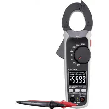 VOLTCRAFT VC-524 digitālais skavas multimetrs CAT III 600 V, displejs (skaitīšana): 6000 (VC-13772760)