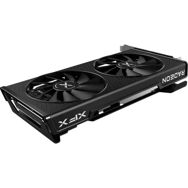 Grafikas karte XFX Radeon RX 7600 — 8 GB GDDR6, PCIe 4.0, 128-bit, 2x DisplayPort 2.1, HDMI 2.1, 2 ventilatori