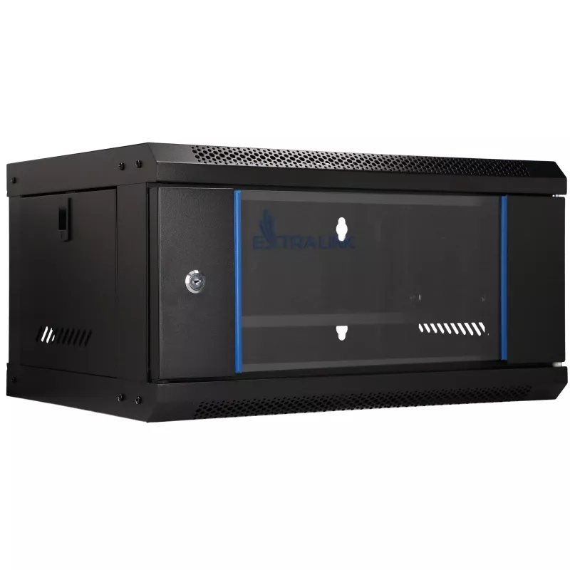 EXTRALINK LITE 4U 530x400 sienas skapis ar plauktu, melns