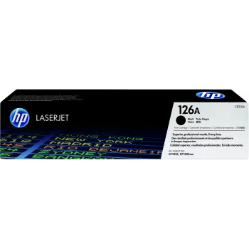 HP 126A melns oriģinālais lāzerprintera tonera kasetne, 1200 lapas, Melns, 1 gab.