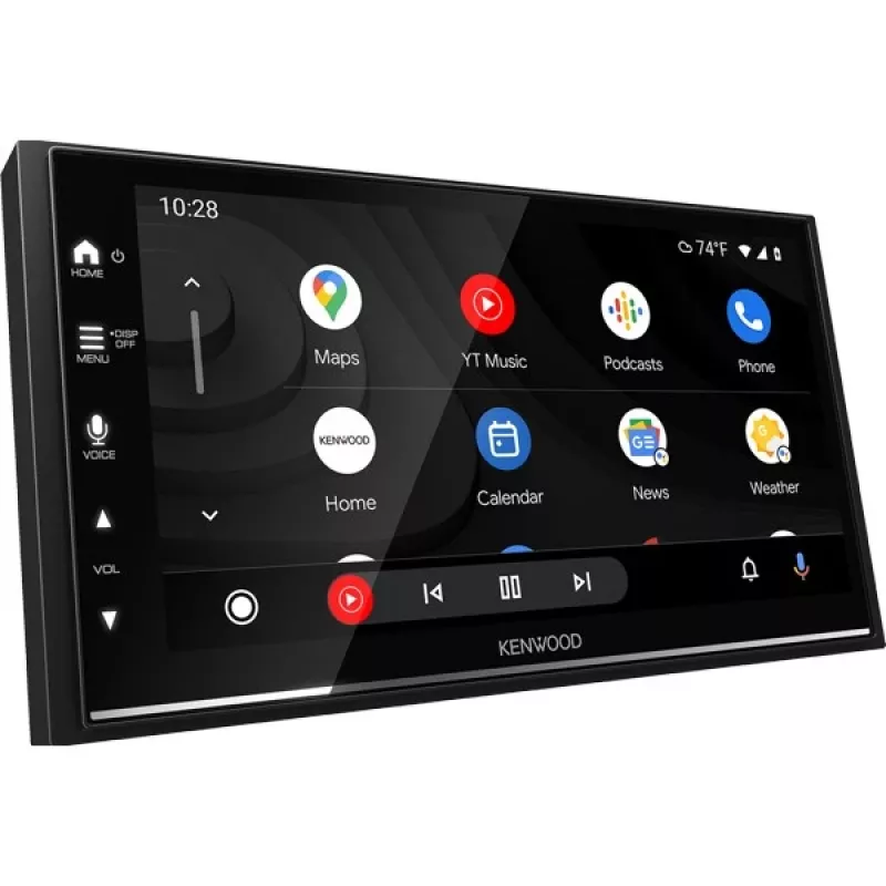 Kenwood DMX7722DABS 2 DIN auto multivides uztvērējs, 6,8 collu skārienekrāns, DAB+, bezvadu CarPlay un Android Auto, Wi-Fi, Bluetooth, 4x50 W, melns