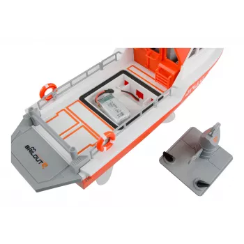 Amewi glābšanas laiva bezsuku dzinējs ar ūdens strūklas piedziņu 320mm RTR Balta/oranža (26116)