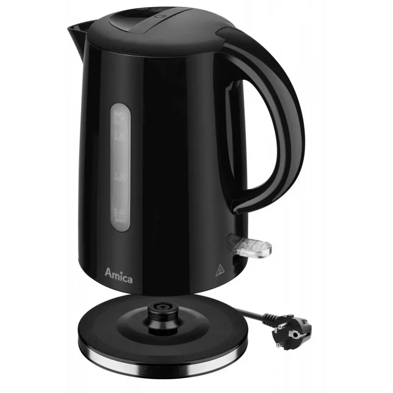 Amica KF1002 elektriskā tējkanna, 1,7 l, melna