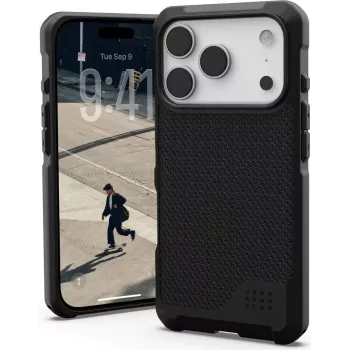 UAG Urban Armor Gear Metropolis LT MagSafe Macītis Apple iPhone 17 Pro Kevlar Melns 114517113940