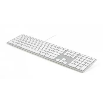 Matias FK318B-UK Aluminum Mac Hub 2xUSB Space Gray — mehāniskā tastatūra Mac ar USB centrmezglu