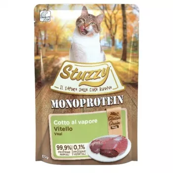 STUZZY Monoprotein Teļa gaļa - slapjš kaķu barība - 85 g