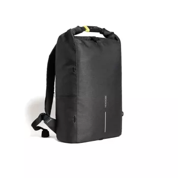 Mugursoma XDDESIGN Urban Lite Black — 21 L (paplašināma līdz 27 L), 15,6 collu klēpjdatora nodalījums, ūdensatgrūdoša, bagāžas siksna