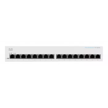Slēdzis Cisco CBS110 Nenomāžāms L2 Gigabit Ethernet 16x RJ-45 (10/100/1000), 1U, 32 Gbps