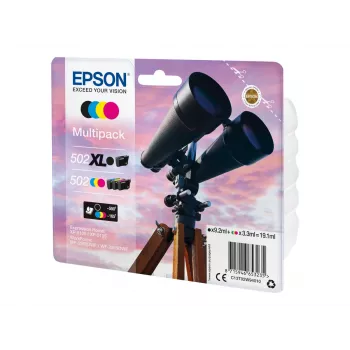 Epson 502 XL oriģinālās tintes kasetnes 4 gab. (melna, ciāna, fuksīna, dzeltena) augstas ietilpības