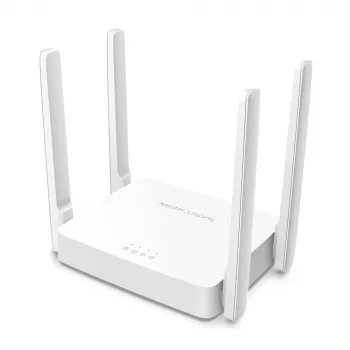 Galda maršrutētājs MERCUSYS AC10 divjoslu 2.4/5 GHz Wi‑Fi 5, 4 ārējās antenas, 1x Fast Ethernet (WAN/LAN)