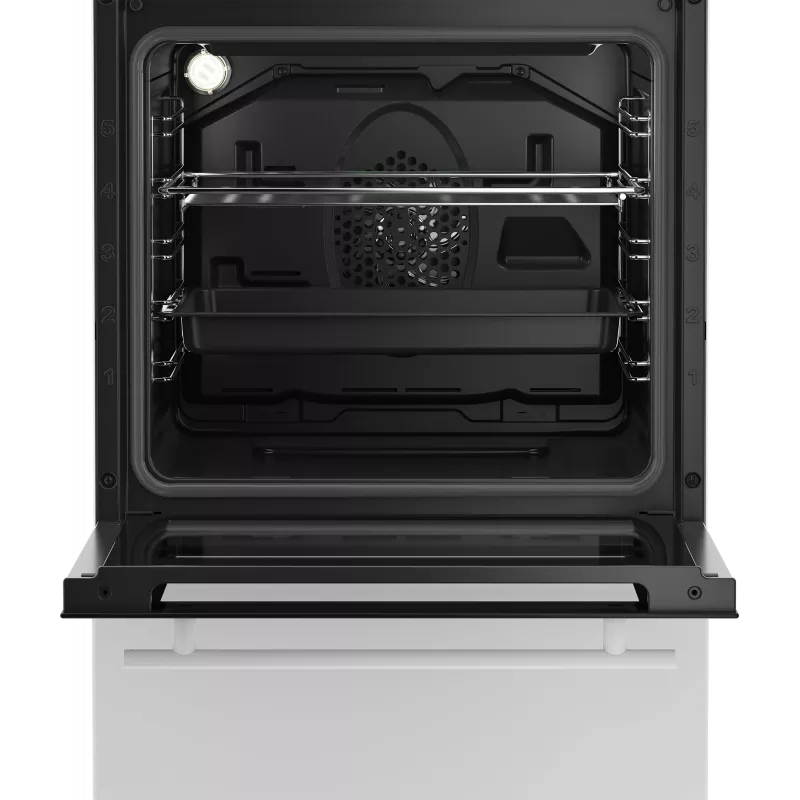 Gāzes plīts un elektriskā cepeškrāsns BEKO FSM51339DWDS 50 cm, balta, energoklase A