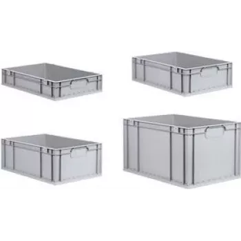 Uzglabāšanas kaste allit ProfiPlus 40.0 x 60.0 x 32.0 cm pelēka, modelis 456814