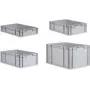 Uzglabāšanas kaste allit ProfiPlus 40.0 x 60.0 x 32.0 cm pelēka, modelis 456814