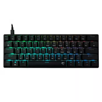 Mehāniskā tastatūra White Shark Shinobi-2 Melna US izkārtojums ar Brown slēdžiem