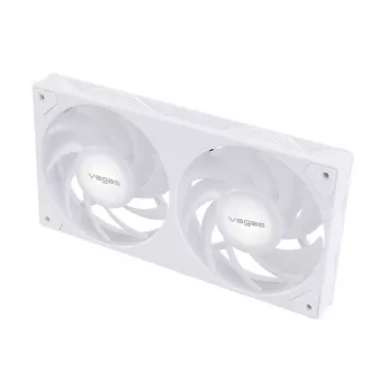 Akasa VEGAS A24 12 cm baltais lodes gultņu ventilators