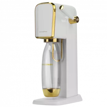 SodaStream Carbonator Gold White 1L Plastmasas Pudele 60L Jauda