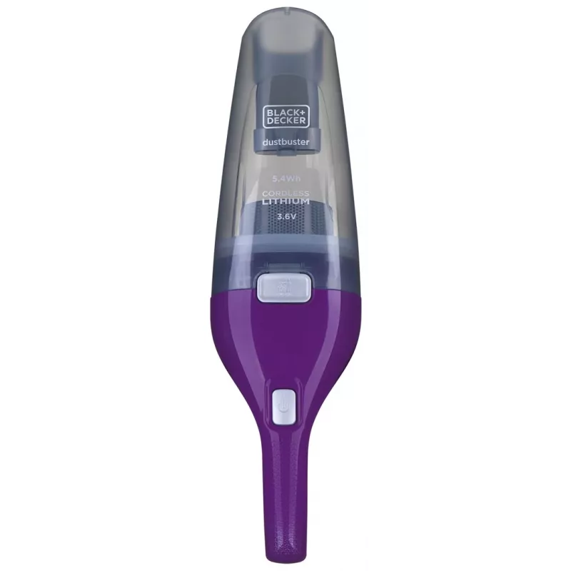 Black & Decker NVC115W rokas putekļsūcējs Pelēks, violets Bezmaiss