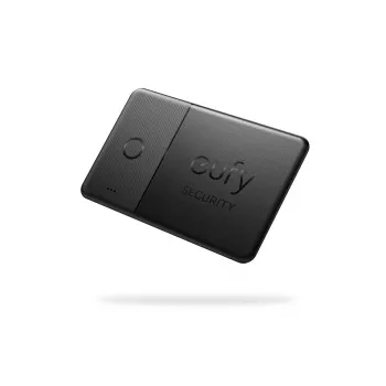GPS izsekotājs Eufy SmartTrack Card Melns Universāls Akumulatora darbības laiks 26280 h