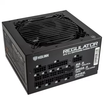 Kolink Regulator 80 PLUS Gold barošanas bloks, ATX 3.0, PCIe 5.0, modulārs - 1000 W