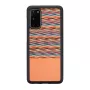 Telefona maciņš man and wood Galaxy S20 brūns rūtains melns – aizsargmaciņš Samsung Galaxy S20