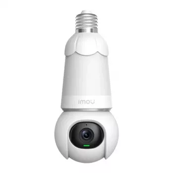 IP drošības kamera IMOU IPC-S6DP-5M0WEB-E27 spuldzes formā 5MP, 2.8mm objektīvs, Wi‑Fi, MicroSD līdz 256GB, 30m nakts redzamība