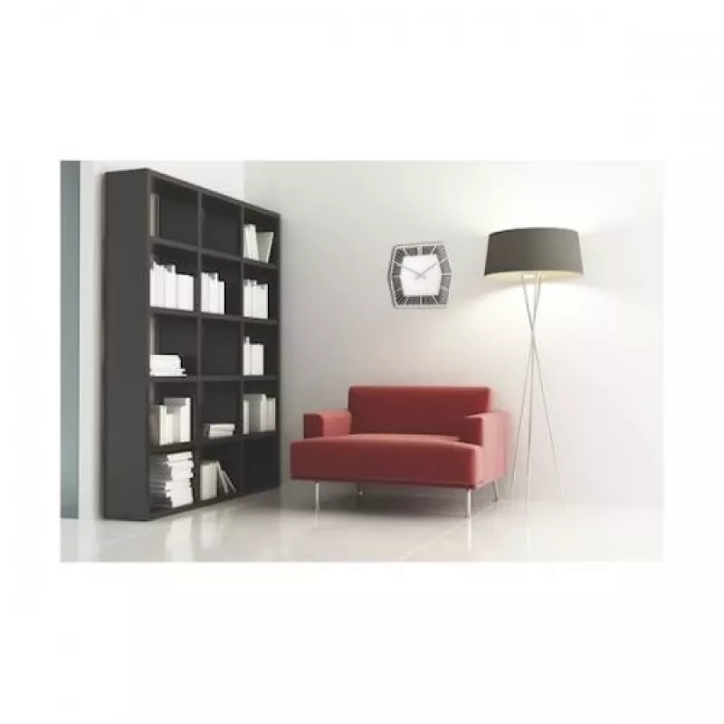 NeXtime Hexagon sienas pulkstenis 8128zw, 43x43 cm, balts
