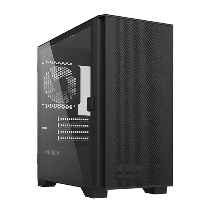 PC korpuss Montech AIR 100 LITE Desktop Melns