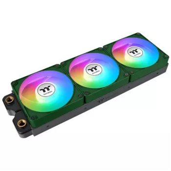 Thermaltake CT120 EX Reverse ARGB Sync 120mm korpusa ventilators 3 komplektā Zaļš