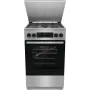 Gorenje GKS5C71XF Brīvi stāvoša plīts ar cepeškrāsni Sudraba