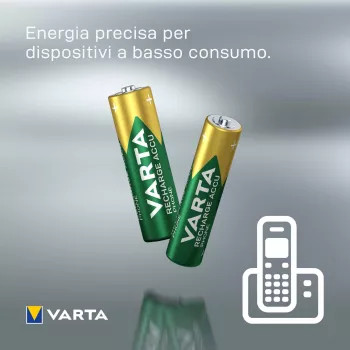 Varta AAA 800mAh NiMH 2-BL DECT akumulators
