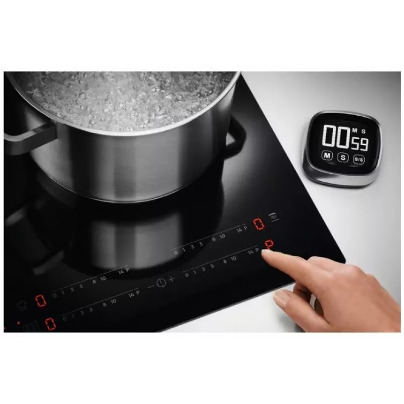 Indukcijas plīts virsma Electrolux EIS62453IT 60 cm, melna matēta, 4 gatavošanas zonas