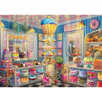 Puzle 1000 gabali - Colourful Bakery