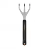 Fiskars Xact Black rokas kultivators, nerūsējošais tērauds
