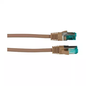 EFB-Elektronik RJ45 savienotājkabelis Cat.6A S/FTP LSZH brūns 1m (MK6001.1BR)