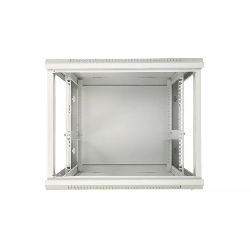Extralink sienas skapis 12U 600x450 pelēks, metāla durvis