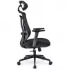 Biroja krēsls Sharkoon OfficePal C10 — melns, ergonomisks, regulējams augstums
