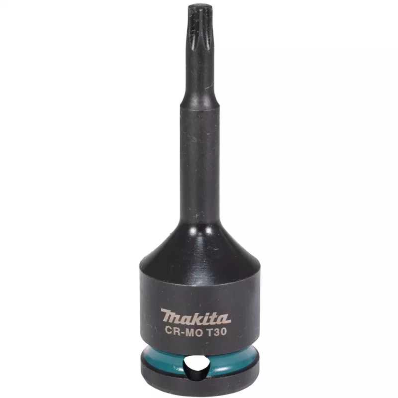 makita Impact Black 1/2 Torx Steckschlüsseleinsatz Größe: T30 Länge: 78,0 mm (E-19794)