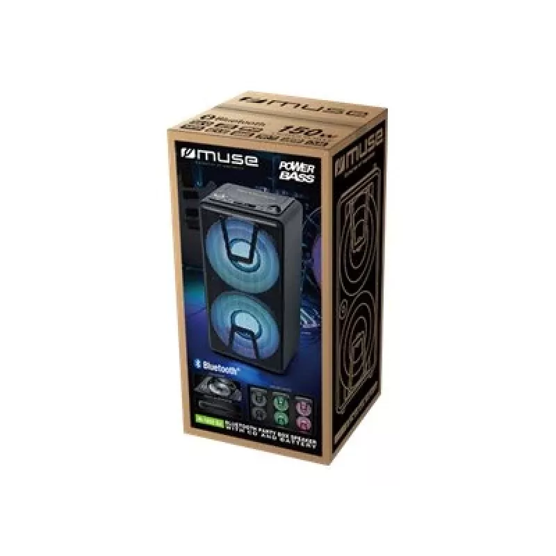 Muse Party Box Skaļrunis M-1820 DJ | 150 W | Bluetooth | Melns