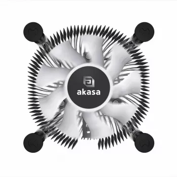 Gaisa dzesētājs Akasa AK-CC6615BP01 Melns 600-3000 RPM Dubultā lodīšu gultnis